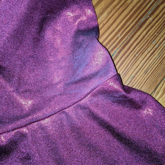 Blackmilk XL Red Shiny Skater Reversible Dress - Picture 4 of 8